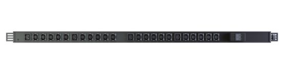 Image de Vertiv PowerGo PDU en rack basique | 0U | Vertical | 230 V | 32 A | 20 prises IEC C13 à verrouillage manuel, 4 prises IEC C19 à verrouillage manuel | 7,3 kW | 1P+N+E (IP44) | (EP0G90A0)