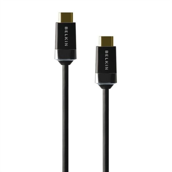 Image de Belkin High Speed HDMI 2m câble HDMI HDMI Type A (Standard) Noir (HDMI0018G-2M)