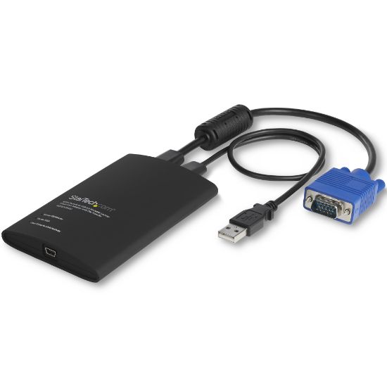 Image de StarTech.com Adaptateur Crash Cart USB - Adaptateur Crash Cart KVM USB pour Ordinateur Portable - Crash Cart de Salle de Serveurs - Datacenter Crash Cart - Crash Cart Informat ... (NOTECONS02)