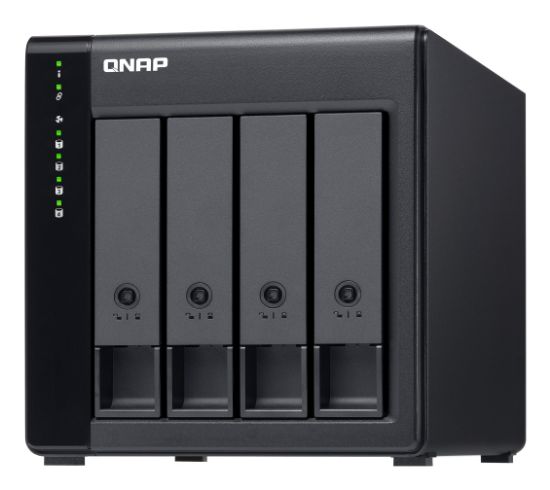Image de QNAP Boîtier de disques de stockage Boîtier disque dur/SSD Noir, Gris 2.5/3.5" (TL-D400S)