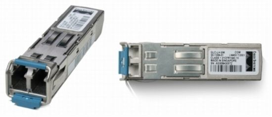 Image de Cisco 1000BASE-ZX SFP Transceiver Module SMF, 1550-nm Wavelength, Industrial Temperature Range Convertisseur réseau média (GLC-ZX-SM-RGD=)