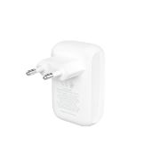 Image de Belkin 42 W, USB-C, USB-A, PPS Chargeur - Blanc (WCB009VFWH)