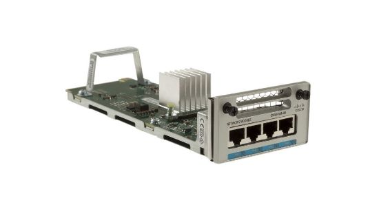 Image de Cisco Catalyst 9300 4 x 10G/mGig copper Network Module, spare Module de commutateur de réseau (C9300-NM-4M=)