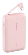 Image de Belkin 20W, USB-C, Pink, 9.9 x 6.4 x 2.3 cm Banque d'alimentation électrique - Rose (BPB021HQPK)