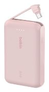 Image de Belkin 20W, USB-C, Pink, 9.9 x 6.4 x 2.3 cm Banque d'alimentation électrique - Rose (BPB021HQPK)