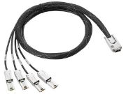 Image de HP E Mini SAS High Density to Dual 2-lane Mini SAS High Density External Fanout 4 Meter Cable Accessoire de racks (K2R01A)