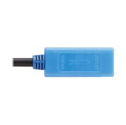 Image de Eaton Active Repeater and Latching Connector (M/F), 8K 60 Hz, HDR, 4:4:4, HDCP 2.2, Blue, 2.7m - Noir,Bleu (P579-009-8K6)