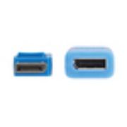 Image de Eaton Active Repeater and Latching Connector (M/F), 8K 60 Hz, HDR, 4:4:4, HDCP 2.2, Blue, 2.7m - Noir,Bleu (P579-009-8K6)