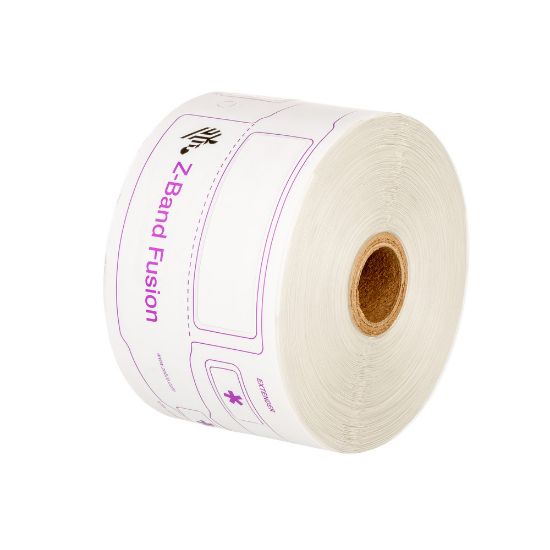 Image de Zebra Z-Band Fusion Wristband and Tags Blanc (FID-ADULT-L3-1-200T)