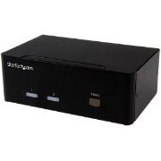 Image de StarTech.com Switch KVM USB double VGA à 2 ports avec hub USB 2.0 à 2 ports (SV231DVGAU2A)