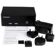 Image de StarTech.com Switch KVM USB double VGA à 2 ports avec hub USB 2.0 à 2 ports (SV231DVGAU2A)