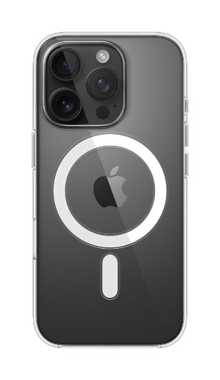 Image de Apple Coque transparente avec MagSafe pour iPhone 16 Pro (MA7E4ZM/A)