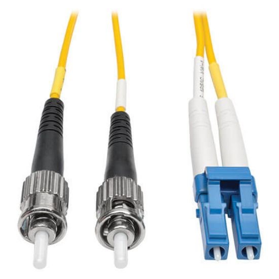 Image de Eaton Tripp Lite series Duplex Singlemode 9/125 Fiber Patch Cable (LC/ST), 2m (6 ft.) Câble de fibre optique - Noir,Bleu,Blanc,Jaune (N368-02M)