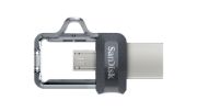 Image de SanDisk Ultra Dual m3.0 Clé USB - Noir,Argent,Transparent (SDDD3-256G-G46)