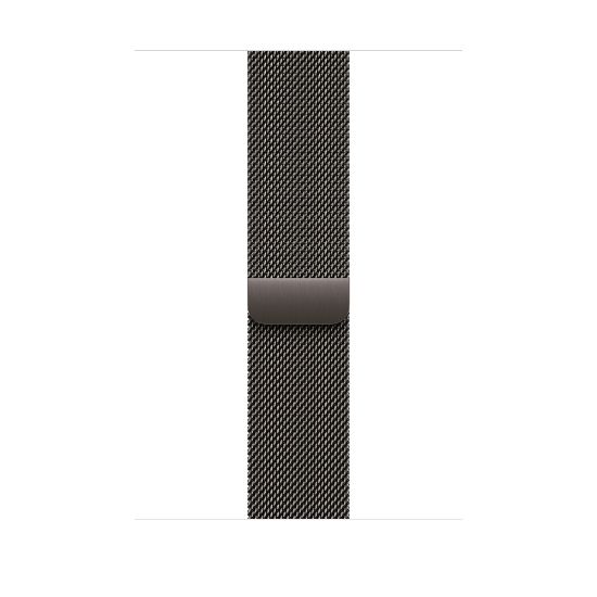 Image de APPLE Bracelet Milanais ardoise 46 mm - S/M - Gris (MC7L4ZM/A)
