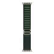 Image de APPLE Boucle Alpine vert foncé 49 mm - Medium - Finition titane naturel (MXMV3ZM/A)
