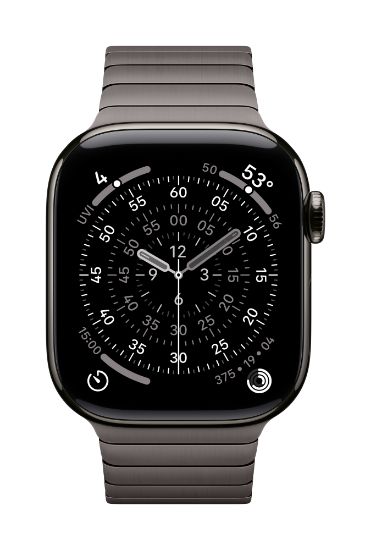 Image de APPLE Bracelet à maillons ardoise 42 mm - Gris (MXMD3ZM/A)