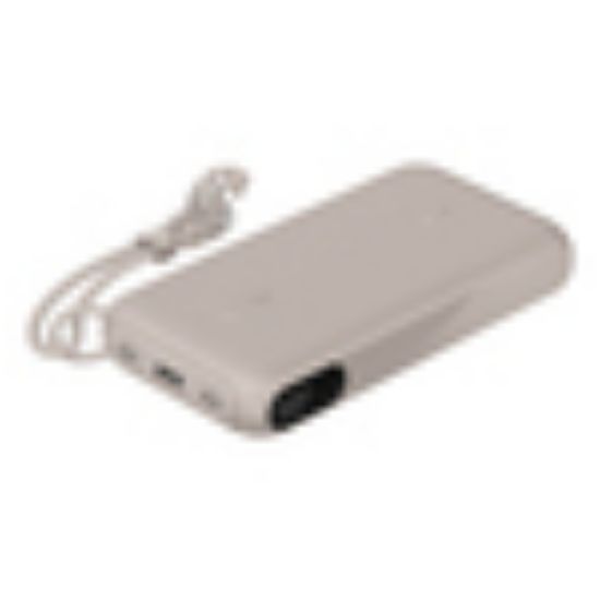 Image de Belkin 20 W, 20000mah, 152mm x 77.2mm x 25.1mm Banque d'alimentation électrique - Sable (BPB028HQSD)