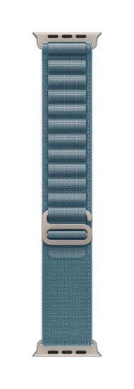 Image de Apple Boucle Alpine bleu clair 49 mm - Small - Finition titane naturel (MFTH4ZM/A)