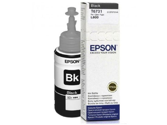 Image de Epson T6731 Black ink bottle 70ml (C13T67314A)
