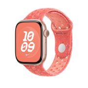 Image de APPLE Bracelet Sport Nike Tison magique 46 mm - S/M - Orange (MYLF3ZM/A)