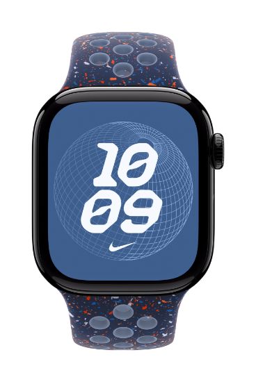 Image de Apple 42 mm, Aluminium/Fluoroelastomer, S/M - Bleu (MGAV4ZM/A)