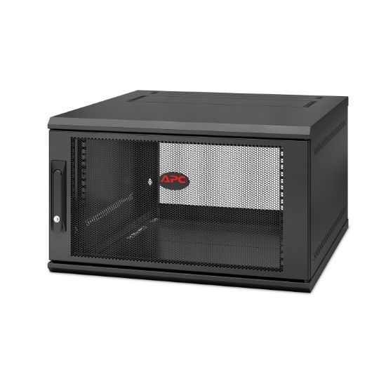 Image de APC NetShelter WX , 6U, armoire de brassage 19 pouces, montage mural, pré-assemblé, 600 mm de profondeur (AR106SH6)