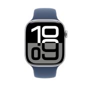 Image de Apple Bracelet Sport denim 46 mm - S/M - Bleu (MXLV3ZM/A)