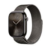 Image de APPLE Bracelet Milanais ardoise 46 mm - M/L - Gris (MXMT3ZM/A)