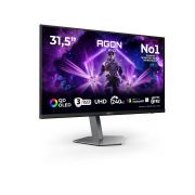 Image de AOC AGON PRO écran plat de PC 80 cm (31.5") 3840 x 2160 pixels 4K Ultra HD OLED Noir (AG326UZD2)