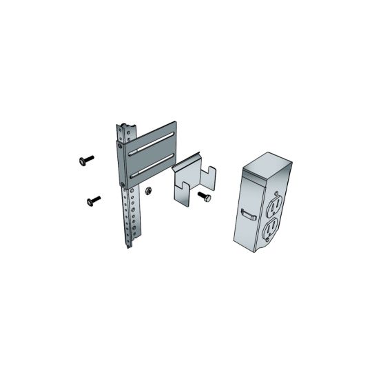 Image de Middle Atlantic SLIM5 & AX-S POWER BRACKE serveur vidéo (PB-5A)