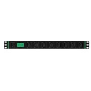 Image de APC Easy Rack unité de distribution d'énergie 8 sortie(s) CA 1U Noir (SEP6116G)