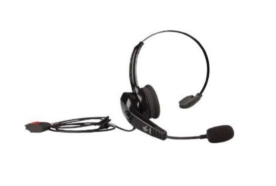 Image de Zebra HS2100 Casque Avec fil Arceau Bureau/Centre d'appels Noir (HS2100-OTH)