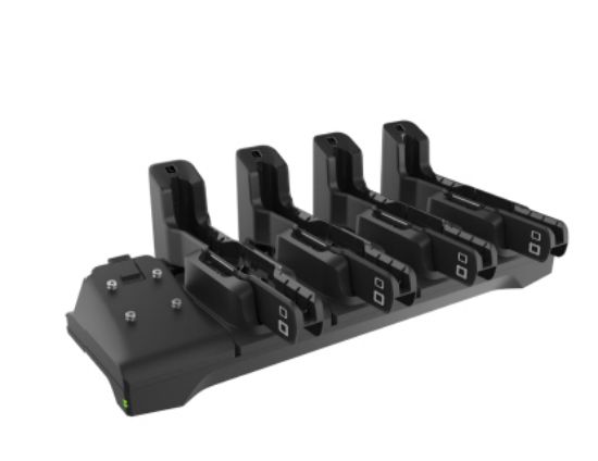 Image de Zebra chargeur d'appareils mobiles Tablette Noir Secteur Intérieure (CRD-ET4X-4S10I1-01)