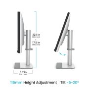 Image de BenQ MA270U écran plat de PC 68,6 cm (27") 3840 x 2160 pixels 4K Ultra HD Blanc (9H.LMWLB.QBE)