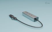 Image de i-tec Metal Universal Charging HUB 2xUSB-C + 2x USB-A Port + Power Delivery 85W (CAHUBMETAL2A2CPD)