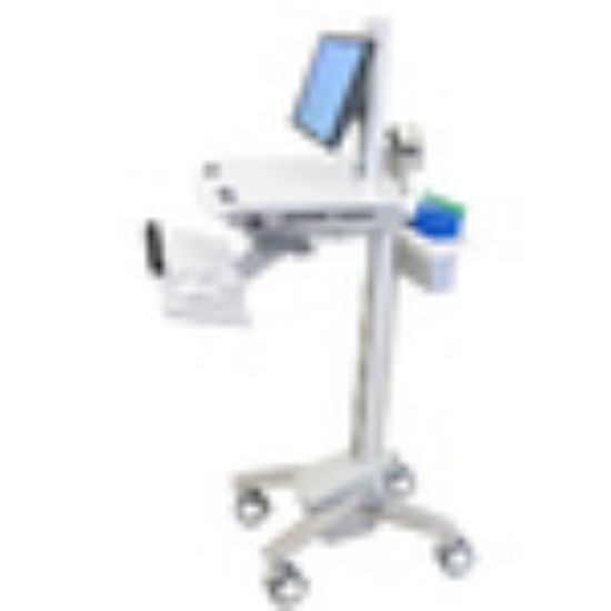 Image de Ergotron StyleView EMR Cart with LCD Pivot Chariots et supports multimédias - Blanc (SV41-6300-0)