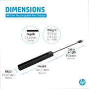 Image de HP Chargeur pour stylet rechargeable ultra-plat (4X491AA)
