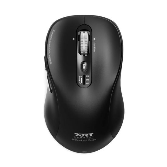 Image de Port Designs Experte Bluetooth sans fil & Rechargeable Souris - Noir (900707C)