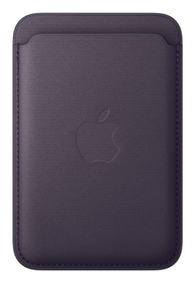 Image de Apple Porte-cartes en tissage fin pour iPhone avec MagSafe - Violet nuit (MGH84ZM/A)