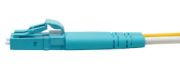 Image de Eaton Tripp Lite series 100G Duplex Multimode 50/125 OM5 LSZH Fiber Optic Cable (LC/LC), Lime Green, 15 m Câble de fibre optique - Couleur aqua (N820-15M-OM5)