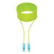 Image de Eaton Tripp Lite series 100G Duplex Multimode 50/125 OM5 LSZH Fiber Optic Cable (LC/LC), Lime Green, 15 m Câble de fibre optique - Couleur aqua (N820-15M-OM5)