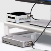 Image de StarTech.com Kit de Verrouillage pour Ordinateur Portable/de Bureau et Périphériques, Verrou/Serrure Antivol, K-Slot, Câble en Acier de 3m, 3x Unités, Cadenas à 4 Ch ... (3M4-DESK-LOCKING-KIT)