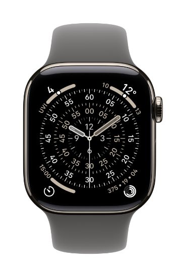 Image de Apple Bracelet Sport gris minéral 42 mm - S/M (MXLG3ZM/A)