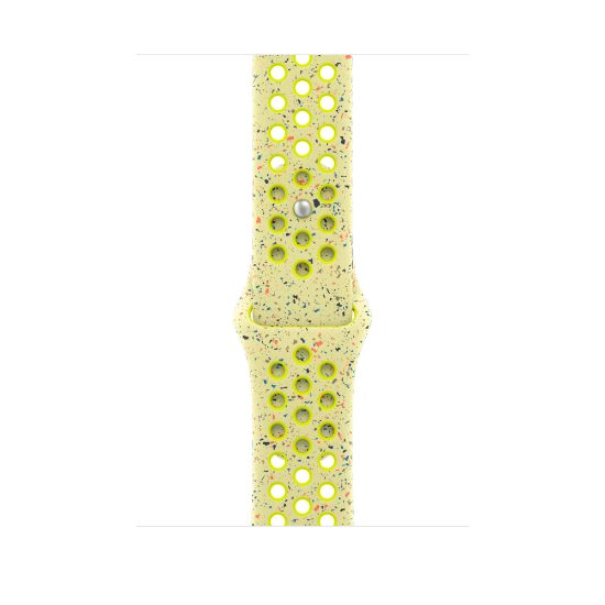Image de Apple Bracelet Sport Nike Volt Splash 46 mm - M/L - Jaune (MXU83ZM/A)