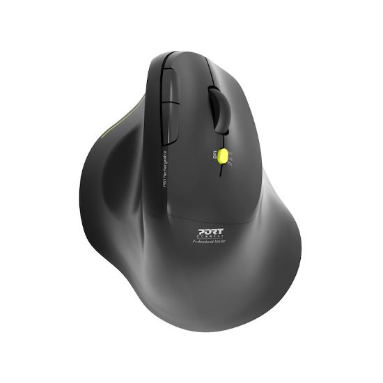 Image de Port Designs ERGO SOFT, sans fil 2.4GHz & Bluetooth, rechargeable, noir Souris (910200)