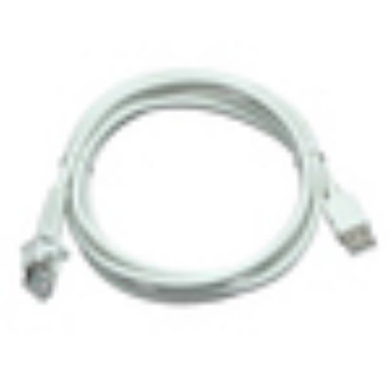 Image de Datalogic Cable, USB, Type A, PVCW, Straight, 2M, White Accessoire de lecteurs de codes à barres - Blanc (90A052278)