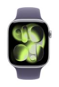 Image de Apple Bracelet Sport brume violette 46 mm - M/L (MFH14ZM/A)