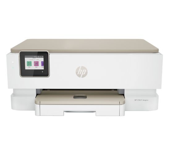 Image de HP ENVY Inspire 7220e Sans fil All-in-One Couleur Imprimante, Instant Ink; copieur, scanner Multifonction - Noir,Cyan,Magenta,Jaune (242P6B)