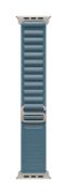 Image de Apple Boucle Alpine bleu clair 49 mm - Large - Finition titane naturel (MFTK4ZM/A)